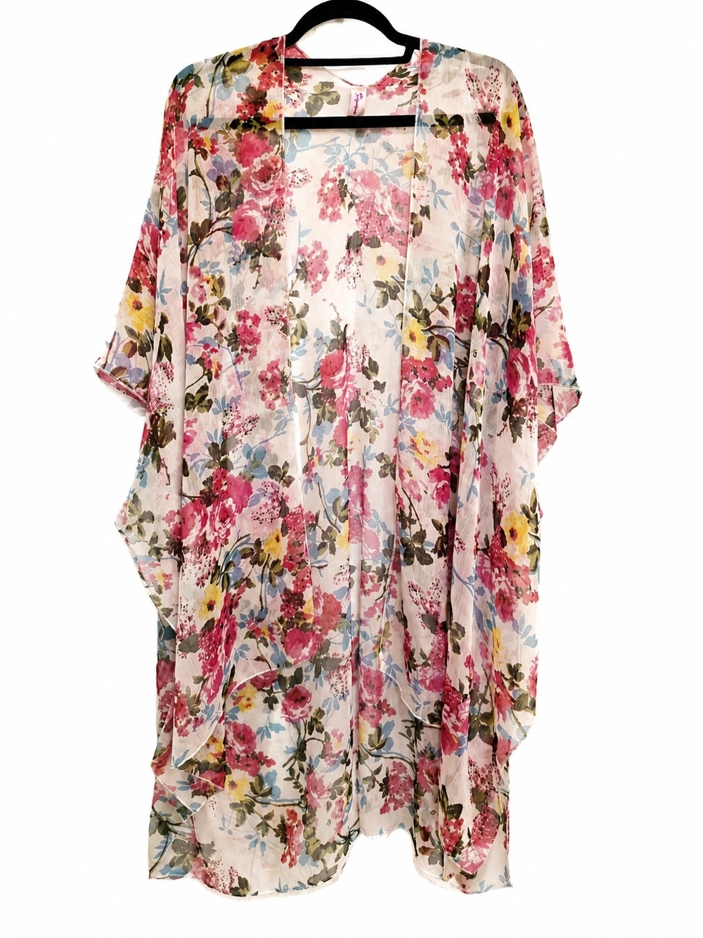 🌸 Floral Kimono Cover Up – Free Size